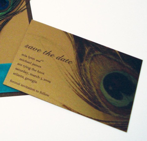  DIY peacock kit or the printed but unassembled version of this invite